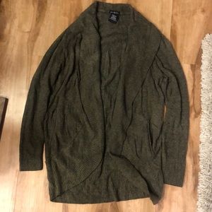 Olive green cardigan